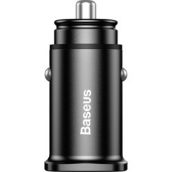 Зарядное устройство BASEUS Square Metal 30W Dual Quick Car Charger