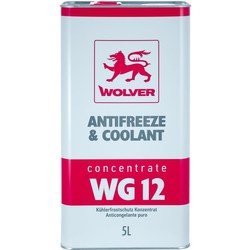Охлаждающая жидкость Wolver Antifreeze&Coolant WG12 Concentrate 5L