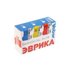 Бинокль / монокуляр Veber Evrika 3x28 (синий)