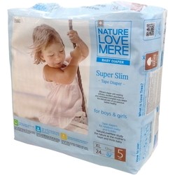Подгузники Nature Love Mere Super Slim Diapers XL / 24 pcs