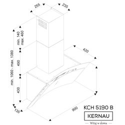 Вытяжка Kernau KCH 5190 B