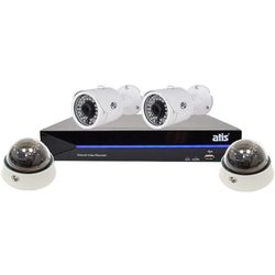 Комплект видеонаблюдения Atis Starter Kit IP 2ext 2int