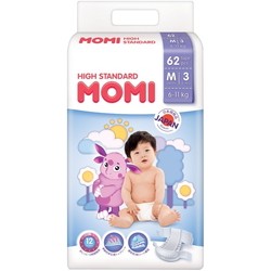 Подгузники Momi High Standard Diapers M / 62 pcs