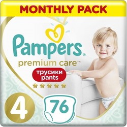 Подгузники Pampers Premium Care Pants 4 / 76 pcs