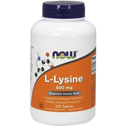 Аминокислоты Now L-Lysine 500 mg 250 tab