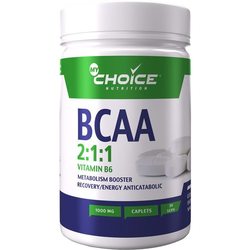 Аминокислоты MyChoice Nutrition BCAA 2-1-1 plus Vitamin B6 90 cap