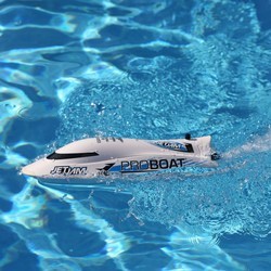 Радиоуправляемый катер PRO BOAT Jet Jam 12 Pool Racer (белый)