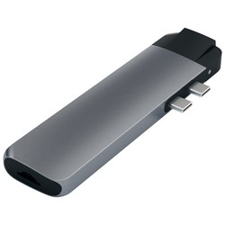 Картридер/USB-хаб Satechi Type-C Pro Hub & Ethernet (серый)
