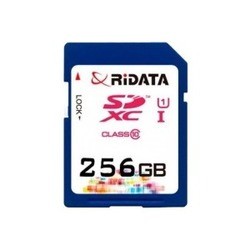 Карты памяти RiDATA SDXC Class 10 UHS-I 256Gb