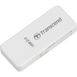 Картридер/USB-хаб Transcend TS-RDP5 (белый)