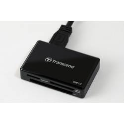 Картридер/USB-хаб Transcend TS-RDF8 (черный)