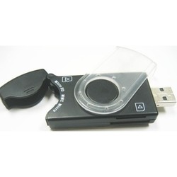 Картридер/USB-хаб Gembird FD2-ALLIN1-C1