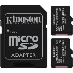 Карта памяти Kingston microSDHC Canvas Select Plus 2 Pack 32Gb