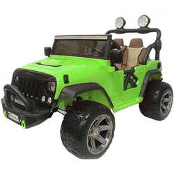 Детский электромобиль RiverToys Jeep A004AA-A (зеленый)