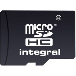 Карты памяти Integral microSDHC Class 4 4Gb