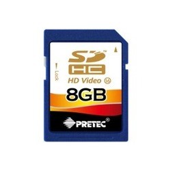 Карты памяти Pretec SDHC Class 16 8Gb