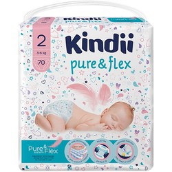 Подгузники Kindii Pure and Flex 2 / 70 pcs