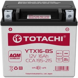 Автоаккумулятор Totachi Moto (YTX16-BS)