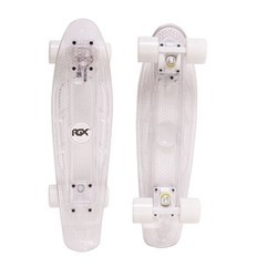 Скейтборд RGX PNB-06 LED (белый)
