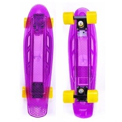 Скейтборд RGX PNB-06 LED (фиолетовый)