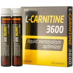 Сжигатель жира XXI Power L-Carnitine 3600 5x25 ml