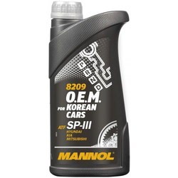 Трансмиссионное масло Mannol 8209 O.E.M. For Korean Cars 1L
