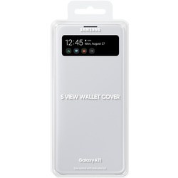 Чехол Samsung S View Wallet Cover for Galaxy A71 (черный)
