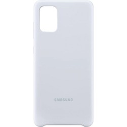 Чехол Samsung S View Wallet Cover for Galaxy A71 (серебристый)