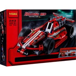 Конструктор Decool Dazzling Red Recing Car 3412
