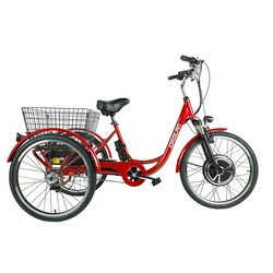 Велосипед Eltreco Crolan 500W (красный)