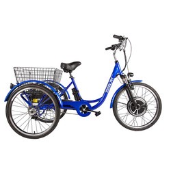 Велосипед Eltreco Crolan 500W (синий)