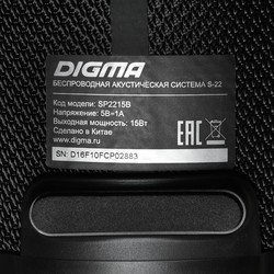 Портативная колонка Digma S-22