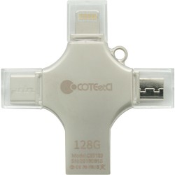 USB Flash (флешка) Coteetci iUSB 4-in-1 128Gb