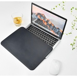 Сумка для ноутбуков Coteetci Leather Liner Bag for MacBook Pro 15 (черный)