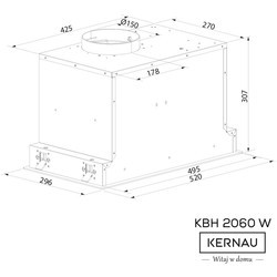 Вытяжка Kernau KBH 2060 W