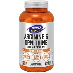 Аминокислоты Now Arginine/Ornithine 100 cap