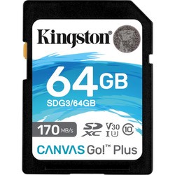 Карта памяти Kingston SDXC Canvas Go! Plus 64Gb