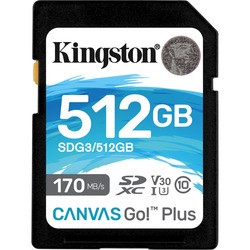 Карта памяти Kingston SDXC Canvas Go! Plus 512Gb