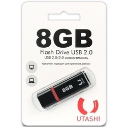 USB Flash (флешка) UTASHI Haya 32Gb (черный)