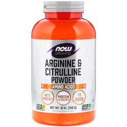 Аминокислоты Now Arginine and Citrulline Powder