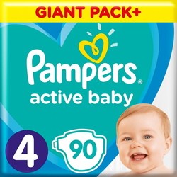 Подгузники Pampers Active Baby 4 / 90 pcs