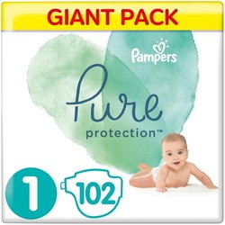 Подгузники Pampers Pure Protection 1 / 102 pcs