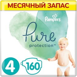 Подгузники Pampers Pure Protection 4 / 160 pcs