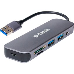 Картридер/USB-хаб D-Link DUB-1325