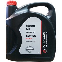 Моторное масло Nissan Motor Oil 5W-40 Value Advantage 3+ 5L
