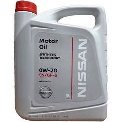 Моторное масло Nissan Motor Oil 0W-20 5L