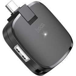 Картридер/USB-хаб Hoco HB11
