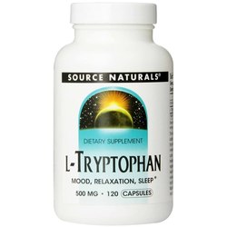 Аминокислоты Source Naturals L-Tryptophan 500 mg 60 cap