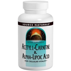 Сжигатель жира Source Naturals Acetyl L-Carnitine/Alpha-Lipoic Acid 650 mg 60 tab