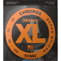 Струны DAddario XL Chromes Bass Flat Wound 50-105